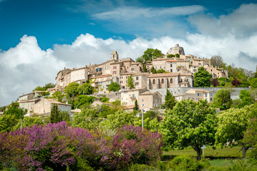 Naklejka premium Historic village of Simiane-la-Rotonde