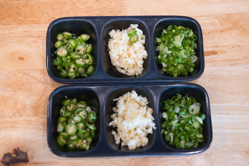 Condiments for Shabu and Sukiyaki