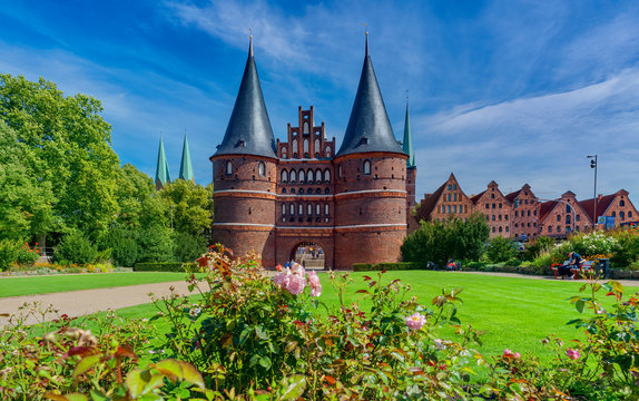 holstentor, l&uuml;beck, germany