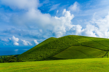 Obraz premium 五島市 鬼岳展望台からの風景 撮影日 2019/7/29