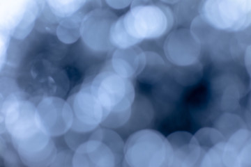 Blue , gray and white bokeh effect background