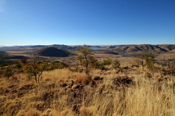 Ausblick &uuml;ber Steppenlandschaft