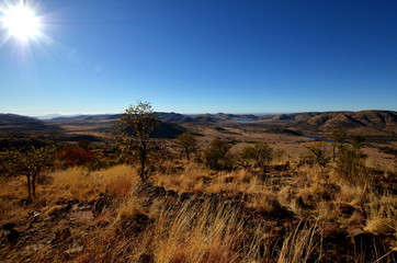 Landscape Pilanesberg National Parc South Africa