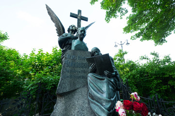 Tichwiner Friedhof, Friedhof der Künstler Sankt Petersburg, Russland