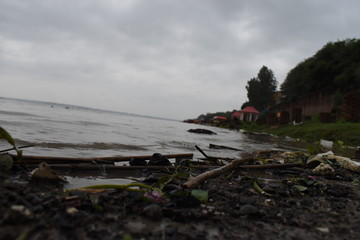 boat on the lake