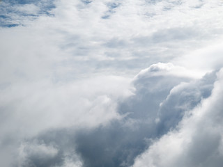 white clouds and sky background