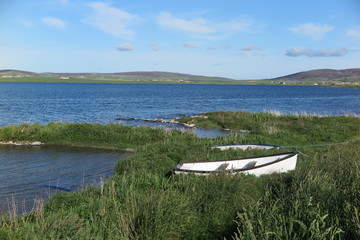 Loch of Harray am Ring of Brodgar, Orkney Inseln