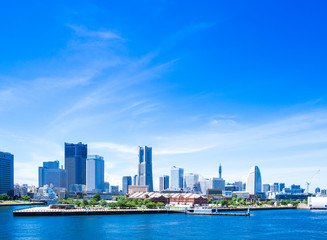 Fototapeta premium Obszar Zatoki Jokohamy