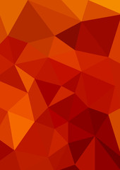red polygon geometrical abstract background
