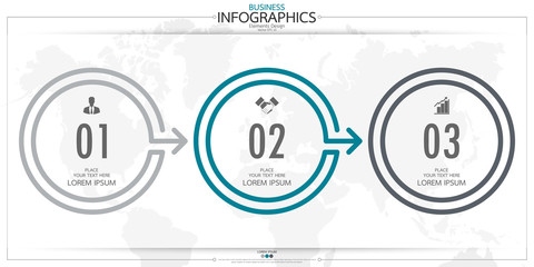 nfographic business horizontal timeline steps process chart template. Vector modern banner used for presentation and workflow layout diagram, web design. Abstract elements of graph options.