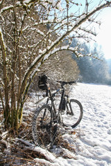 winter biking