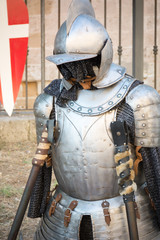 Medieval Iron Armor at Medieval Village Festival