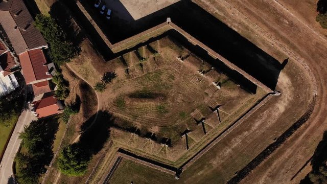 Top down view of the tip of the arrow
