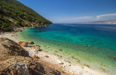 Vouti beach, Kefalonia island, Greece