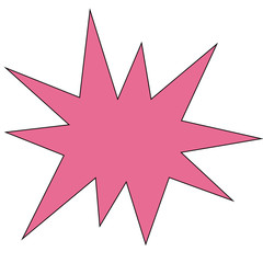 Fototapeta premium Pink POW
