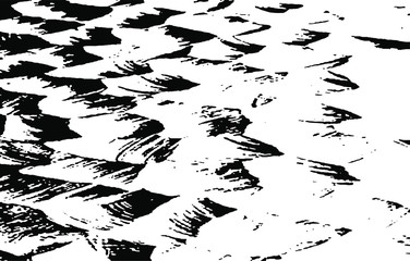 Vector brush sroke texture. Distressed uneven grunge background. Abstract distressed vector illustration. Overlay over any design to create interesting effect and depth. Black isolated on white. EPS10