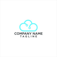 cloud logo symbol ilustration vector