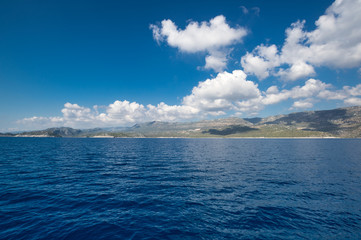 Fototapeta premium The coast of Mediterranean sea