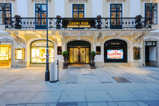 VIENNA, AUSTRIA - JUL 4, 2011: Casino Wien in the central Vienna, parto of the Casinos Austria. Formed in 1967 and based in Austria