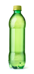 Front view of green tea bottle