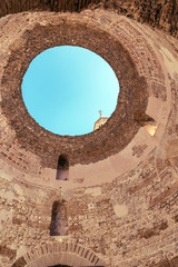 Interior vestibule of the Diocletian's palace in Split, Croatia