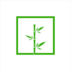 Bamboo vector icon illustration design template download