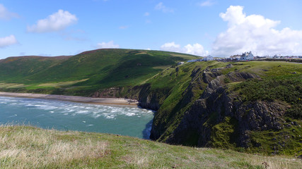 Landscape of Rhossili Bay, Wales