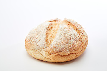 Traditional homemade french round bread