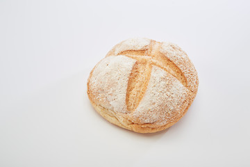 Traditional homemade french round bread