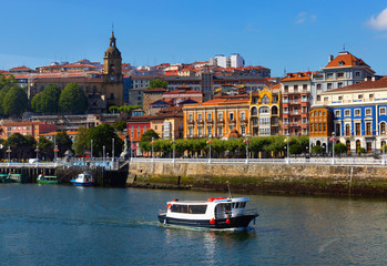 Embankment in Portugalete city