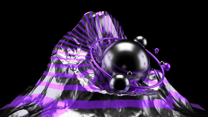 Fototapeta premium Abstract 3d background. 3d illustration, 3d rendering.