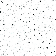 Terrazzo seamless pattern in monochrome hues