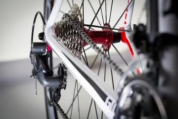 Obraz premium racing bike closeup 1