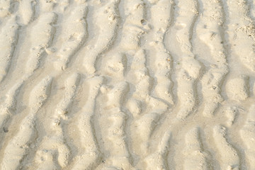 Fototapeta na wymiar wave on sand south of thailand beach in summer vacation