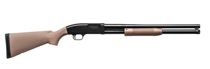 Shotgun isolated on white