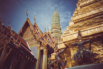 Grand Palace views in Bangkok in Thailand