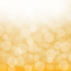 Yellow bokeh, background image, vector illustration