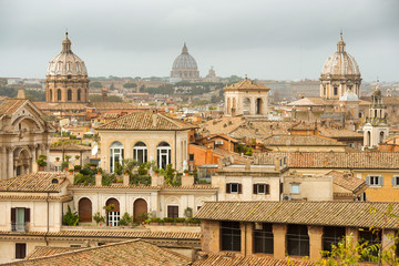 Fototapeta na wymiar historic cityscapes of magnificent Rome