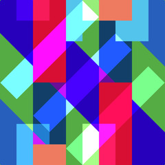 Squares and Geometric Shapes Pattern
