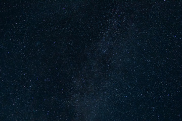 Obraz premium Night sky covered with many stars.
