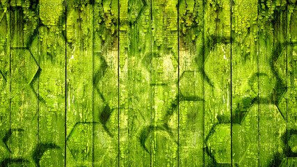 Geometry hexagon background. 3d illustration, 3d rendering.