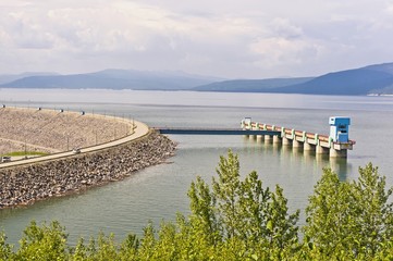 Obraz premium WAC Bennett Dam