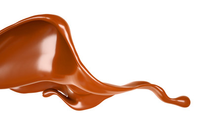 Splash of fluid. 3d illustration, 3d rendering.