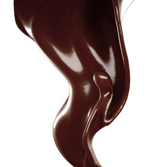 Splash of fluid. 3d illustration, 3d rendering.