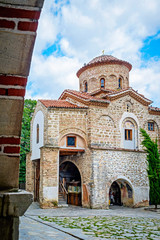 Fototapeta premium Bachkovo monastery in the mountains 3