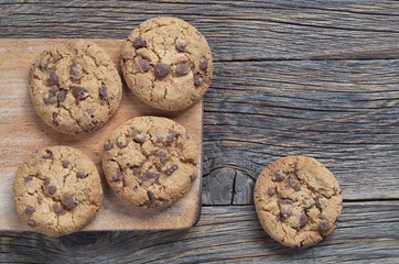 Delicious chocolate chips cookies