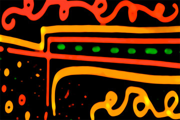 Colored Ethnic Artistic Background