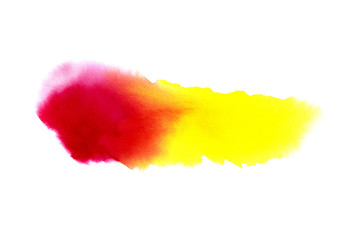 Abstract watercolor shape