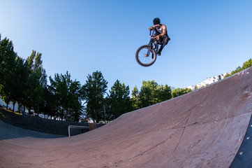 BMX Bike Stunt