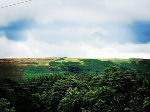 Hills In The Forest Of Bowland In Lancashire 